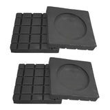 Maxbell 4Pcs Washer Anti Vibration Pads Shock Absorber for Compressor Sofa Furniture