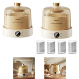 Maxbell Electric Yogurt Machine Glass Inner Container Home Use 1L Greek Yogurt Maker without Cups