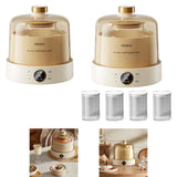 Maxbell Electric Yogurt Machine Glass Inner Container Home Use 1L Greek Yogurt Maker without Cups