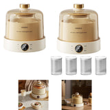 Maxbell Electric Yogurt Machine Glass Inner Container Home Use 1L Greek Yogurt Maker without Cups