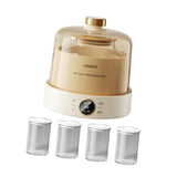 Maxbell Electric Yogurt Machine Glass Inner Container Home Use 1L Greek Yogurt Maker With 4 Cups