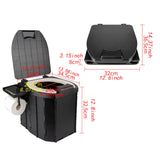 Maxbell Portable Toilet Foldable Camping Toilet for Adults Kids Men Women Long Trips