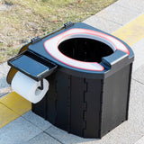 Maxbell Portable Toilet Foldable Camping Toilet for Adults Kids Men Women Long Trips