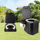Maxbell Portable Toilet Foldable Camping Toilet for Adults Kids Men Women Long Trips