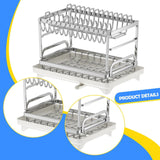 Maxbell Dish Drying Rack for Kitchen Counter Rustproof Kitchen Organizer and Storage