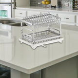 Maxbell Dish Drying Rack for Kitchen Counter Rustproof Kitchen Organizer and Storage