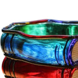 Maxbell Books Stack Coffee Cup Painted Book Mug for Writer Book Club Members