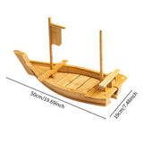 Maxbell Sushi Boat Serving Tray Versatile Decorative for Catering Service Restaurant