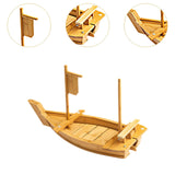 Maxbell Sushi Boat Serving Tray Versatile Decorative for Catering Service Restaurant
