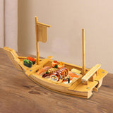 Maxbell Sushi Boat Serving Tray Versatile Decorative for Catering Service Restaurant