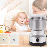 Maxbell Electric Coffee Grinder Portable Grain Mill Grinder for Camping Kitchen Nuts