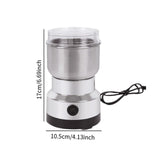 Maxbell Electric Coffee Grinder Portable Grain Mill Grinder for Camping Kitchen Nuts