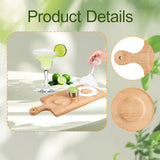 Maxbell Margarita Salt Rimmer Wood for Sugar Drinks Glass Rimmer for Bar Home Hotel