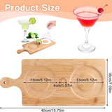 Maxbell Margarita Salt Rimmer Wood for Sugar Drinks Glass Rimmer for Bar Home Hotel