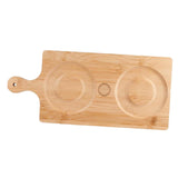 Maxbell Margarita Salt Rimmer Wood for Sugar Drinks Glass Rimmer for Bar Home Hotel