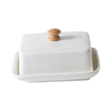 Maxbell Ceramic Butter Dish with Airtight Cover Butter Keeper Holder for Counter Bar