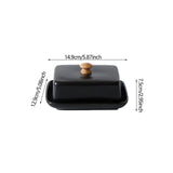 Maxbell Ceramic Butter Dish with Airtight Cover Butter Keeper Holder for Counter Bar