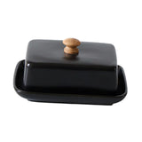 Maxbell Ceramic Butter Dish with Airtight Cover Butter Keeper Holder for Counter Bar