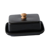 Maxbell Ceramic Butter Dish with Airtight Cover Butter Keeper Holder for Counter Bar