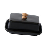 Maxbell Ceramic Butter Dish with Airtight Cover Butter Keeper Holder for Counter Bar