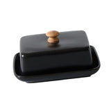 Maxbell Ceramic Butter Dish with Airtight Cover Butter Keeper Holder for Counter Bar