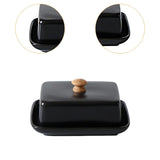 Maxbell Ceramic Butter Dish with Airtight Cover Butter Keeper Holder for Counter Bar