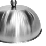 Maxbell Burger Cover Heavy Duty Cheese Melting Dome for Cooking Outdoor BBQ Barbecue 25cmx25cmx9.3cm