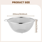 Maxbell Stainless Steel Colander Sieve Multi Use Easy to Clean Rice Rinsing Strainer