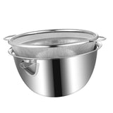 Maxbell Colander with Bowl Set with Handles Rice Rinser Large Capacity Food Strainer