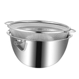 Maxbell Colander with Bowl Set with Handles Rice Rinser Large Capacity Food Strainer