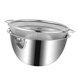 Maxbell Colander with Bowl Set with Handles Rice Rinser Large Capacity Food Strainer