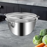 Maxbell Colander with Bowl Set with Handles Rice Rinser Large Capacity Food Strainer