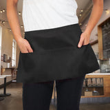 Maxbell Waist Apron Versatile with Pockets Half Apron for Baking Coffee Shop Cooking