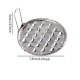 Maxbell Cheese Butter Grater Zester Manual Jelly Scraper for Kitchen Home Restaurant Stainless Steel