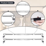 Maxbell 2Pcs Undermount Sink Supports Brackets 28-39.4 Inches Sturdy Stainless Steel