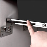 Maxbell 2Pcs Undermount Sink Supports Brackets 28-39.4 Inches Sturdy Stainless Steel