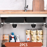 Maxbell 2Pcs Undermount Sink Supports Brackets 28-39.4 Inches Sturdy Stainless Steel