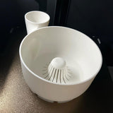 Maxbell Berry Washer Spinner Bowl 3D Printed White Fruits and Veggies Cleaner Device