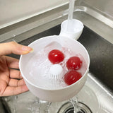 Maxbell Berry Washer Spinner Bowl 3D Printed White Fruits and Veggies Cleaner Device