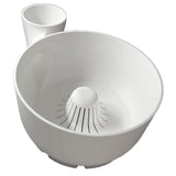 Maxbell Berry Washer Spinner Bowl 3D Printed White Fruits and Veggies Cleaner Device