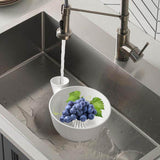 Maxbell Berry Washer Spinner Bowl 3D Printed White Fruits and Veggies Cleaner Device