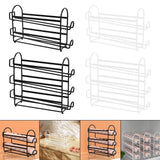Maxbell Metal Wire Egg Tray Storage Rolling Egg Dispenser for Cabinet