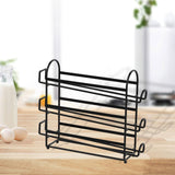 Maxbell Metal Wire Egg Tray Storage Rolling Egg Dispenser for Cabinet