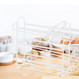 Maxbell Metal Wire Egg Tray Storage Rolling Egg Dispenser for Cabinet