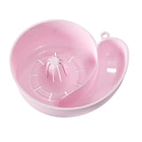 Maxbell Sink Drain Basket Snail Shaped Fruit Vegetable Washing Basket for Strawberry Pink