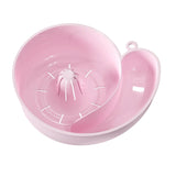 Maxbell Sink Drain Basket Snail Shaped Fruit Vegetable Washing Basket for Strawberry Pink