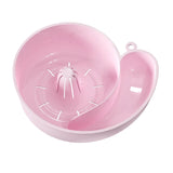 Maxbell Sink Drain Basket Snail Shaped Fruit Vegetable Washing Basket for Strawberry Pink