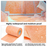 Maxbell Waterproof Membrane for Shower Shower Membrane for Tiles Bathroom Steam Room Orange
