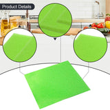 Maxbell 10x Fridge Shelf Liners Storage Refrigerator Mat for Kitchen Shelves Cabinet green