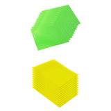 Maxbell 10x Fridge Shelf Liners Storage Refrigerator Mat for Kitchen Shelves Cabinet green